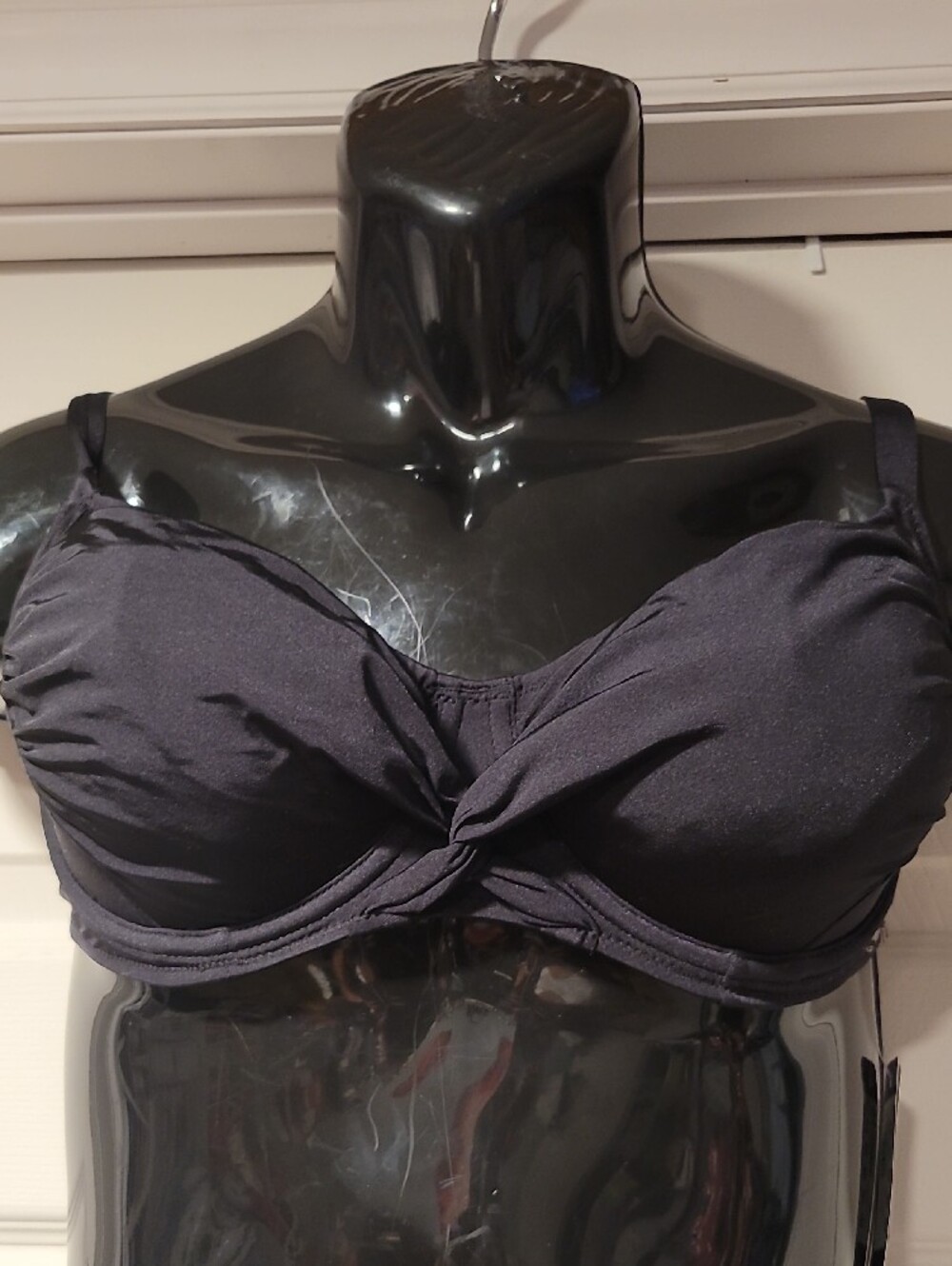 Fantasie Black Halter Bikini Top with Multicolor Chevron Tie-Side Bottoms - Picture 6 of 10